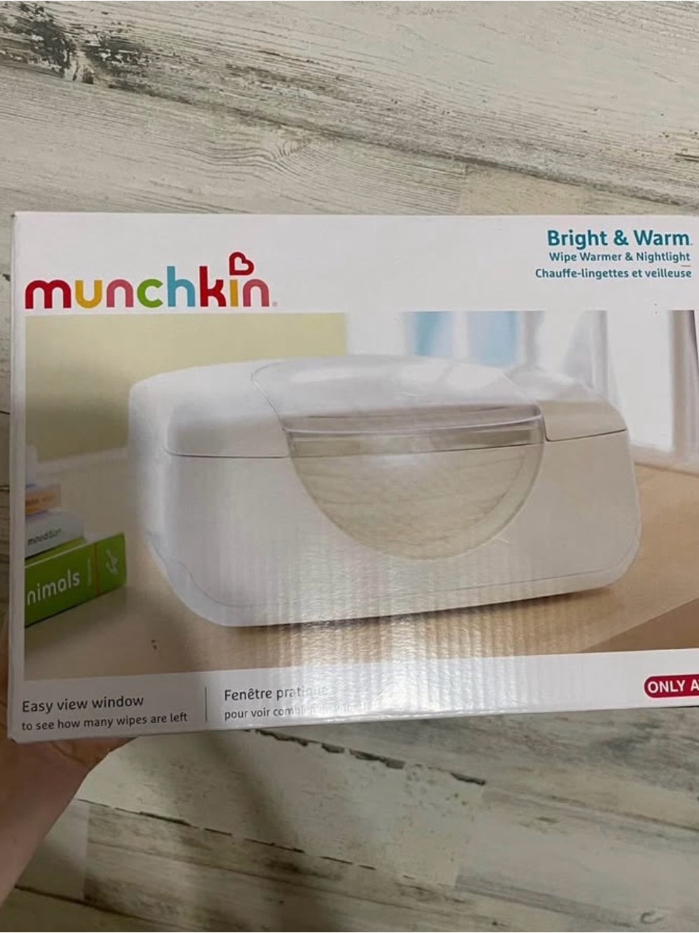 Munchkin Bright & Warm White Wipe Warmer with Nightlight